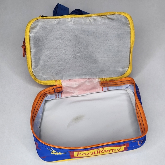 Vintage Disney Pocahontas John Smith Lunch Bag 90s Collectible - Picture 7 of 9